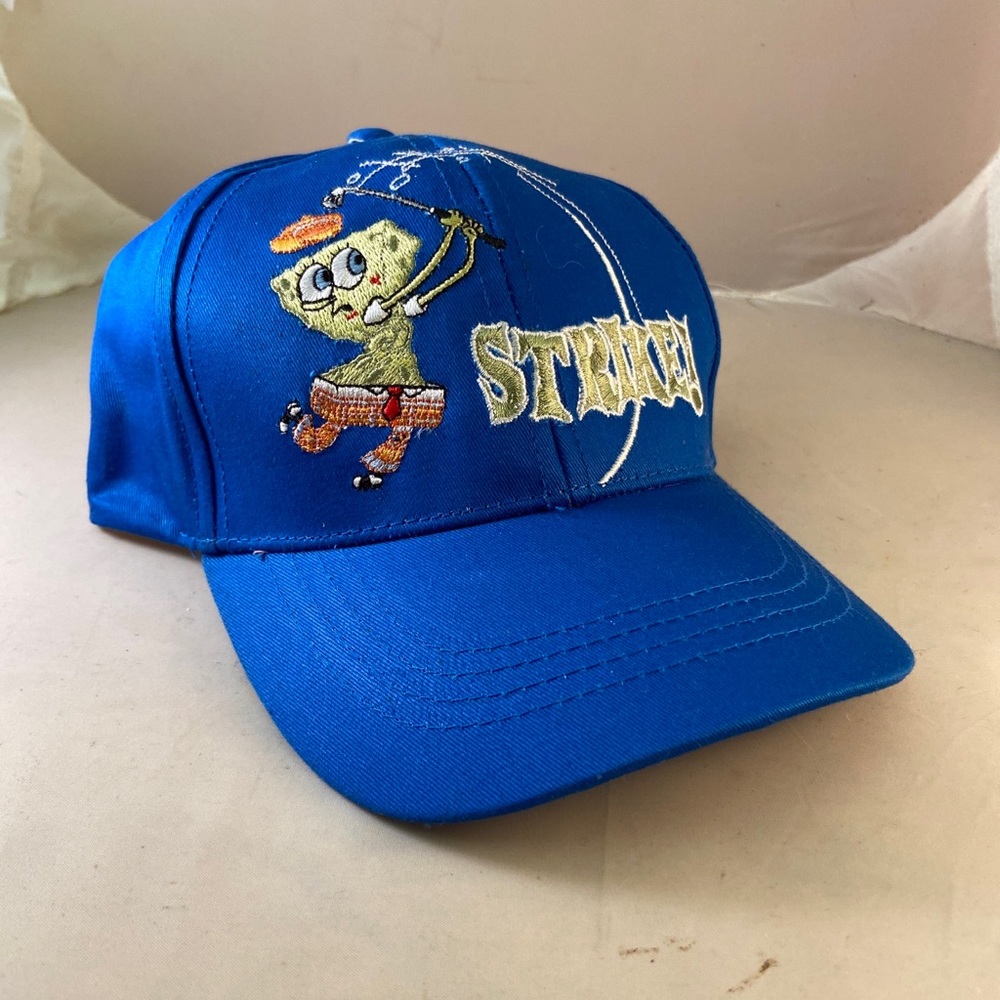 New old stock 2003 SpongeBob SquarePants hat blue Strike golf Nickelodeon